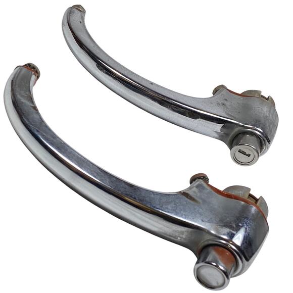 '52-'59 GM Chevrolet GMC Outside Door Handles Set Pair 3698881 OEM Original Part - Picture 1 of 8